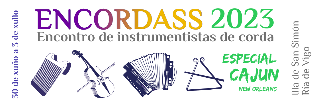 encordass 2023 cartel campamento musical de verano para cuerdas encordass 2023