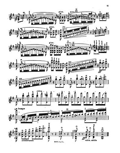 partitura difícil