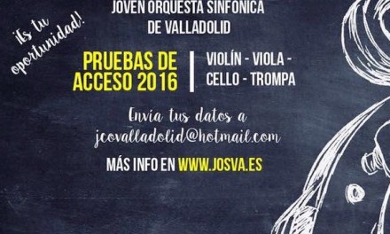 La JOSVa selecciona violín, viola y violonchelo.