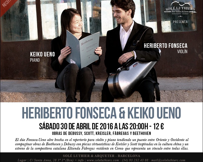 Concierto de Heriberto Fonseca y Keiko Ueno