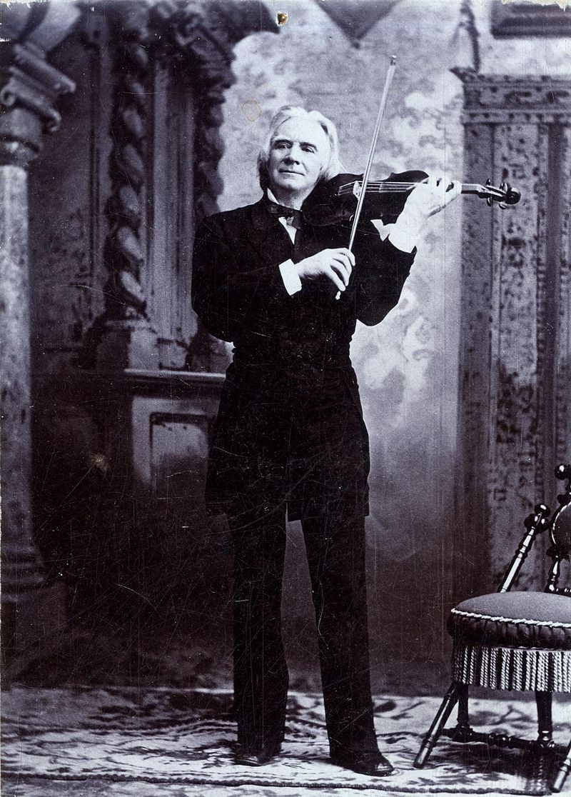Ole Bull tocando el violín