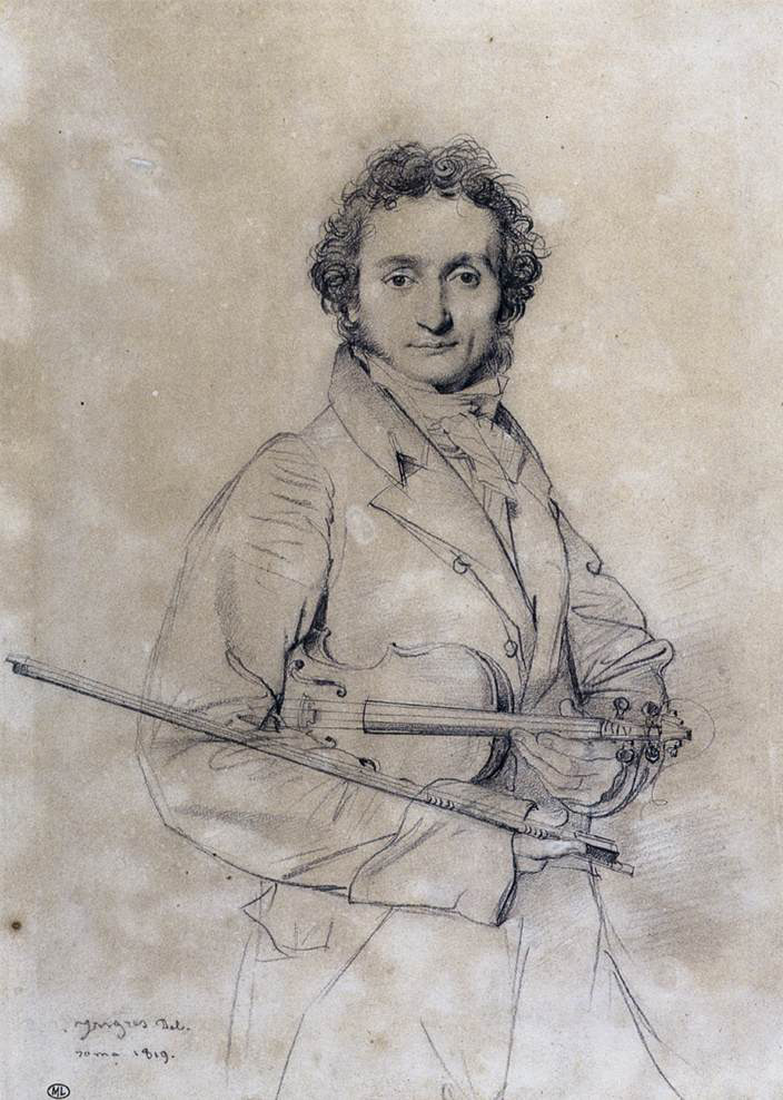 Paganini o el Rey Peste 7 Niccolo Paganini por ingres