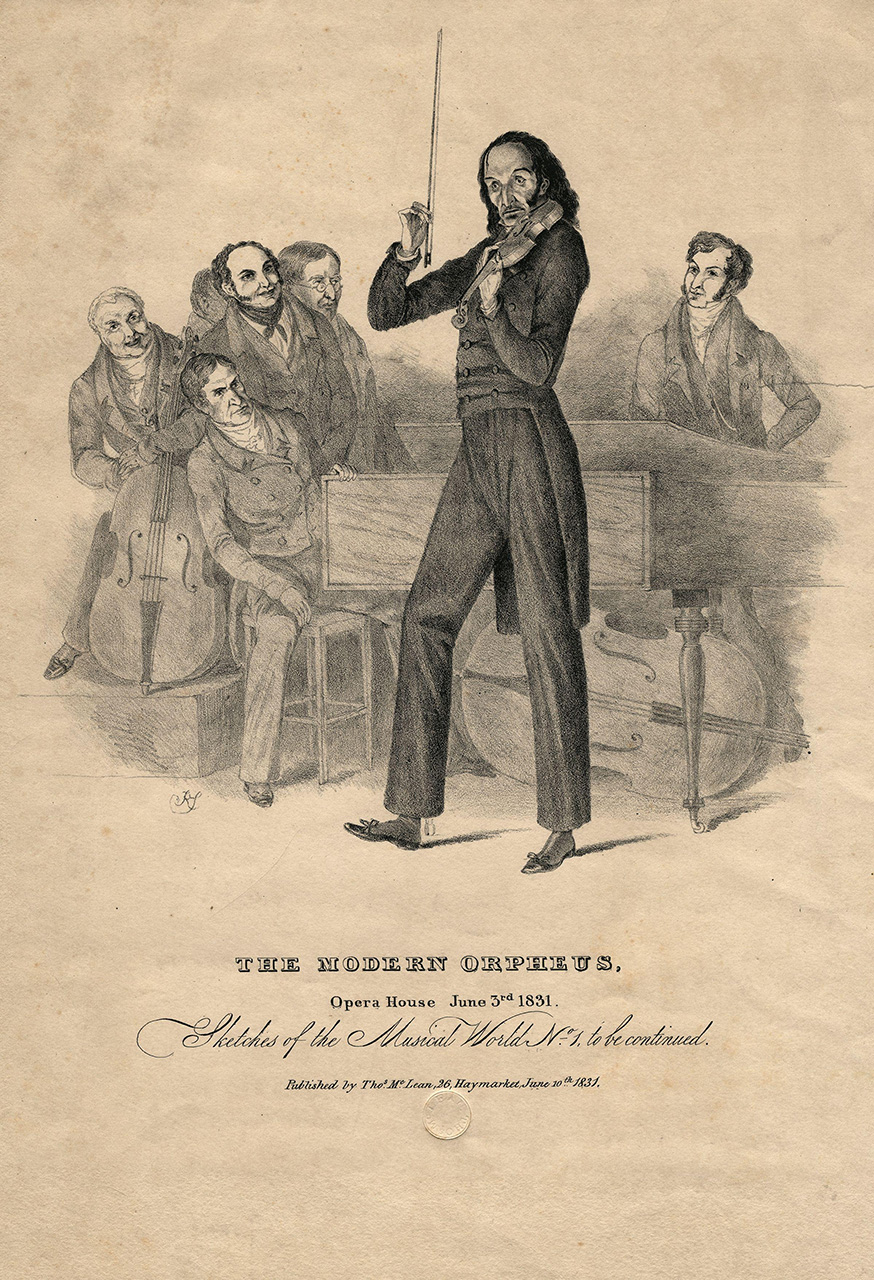 Paganini o el Rey Peste 8 Nicolo Paganini by Richard James Lane 2