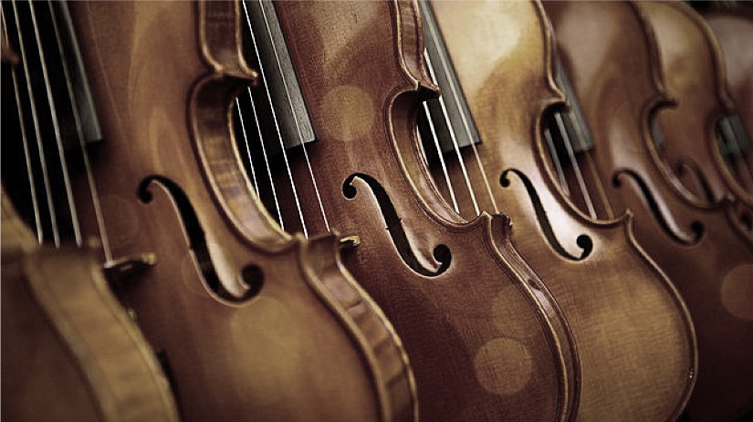 Exposición de violines antiguos en Violines de Luthier, Madrid. - Deviolines