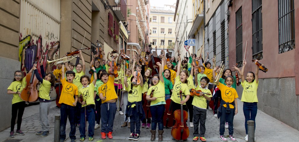 El programa de educación musicosocial DaLaNota necesita donaciones de instrumentos.