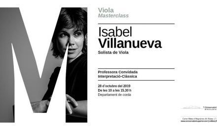 Masterclass de Isabel Villanueva