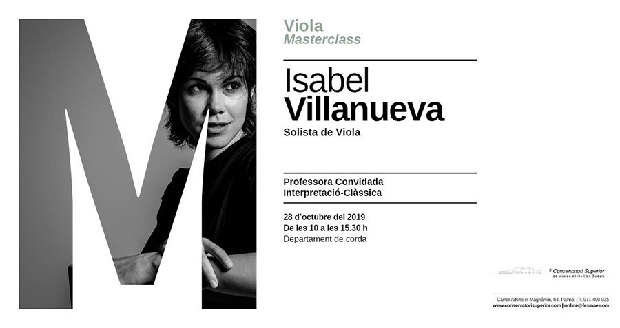 Masterclass de Isabel Villanueva
