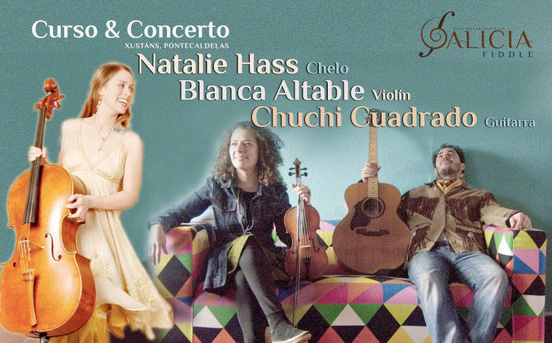 Curso fiddle y concierto con Blanca Altable, Natalie Haas y Chuchi Cuadrado