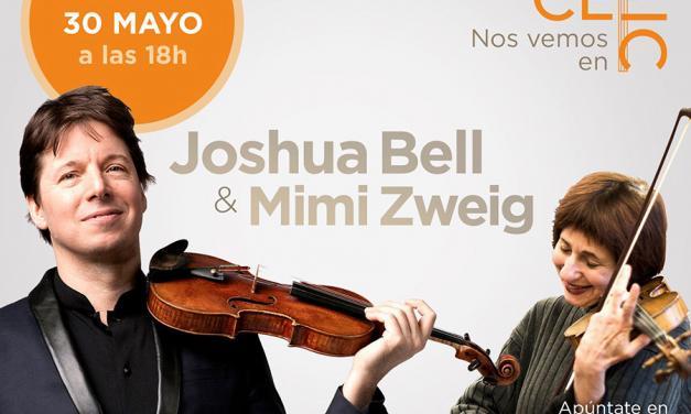 Charla de Joshua Bell & Mimi Zweig, a beneficio de la investigación del COVID-19