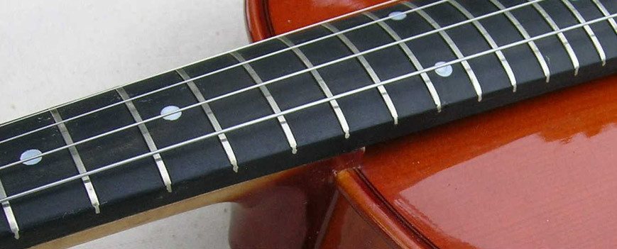 Violín con trastes