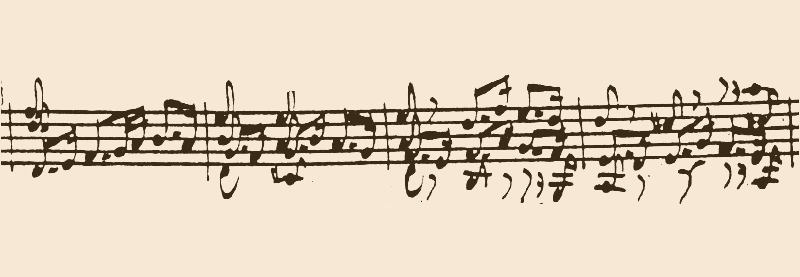 Variación 3 chacona Bach original