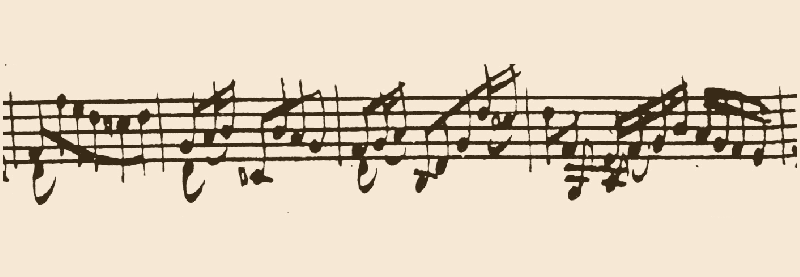 Variación 7 chacona Bach original