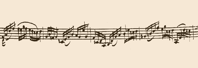 Variación 8 chacona Bach original