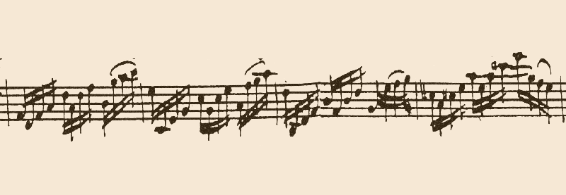 Variación 14 chacona Bach original