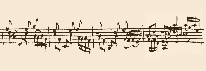 Variación 15 chacona Bach original