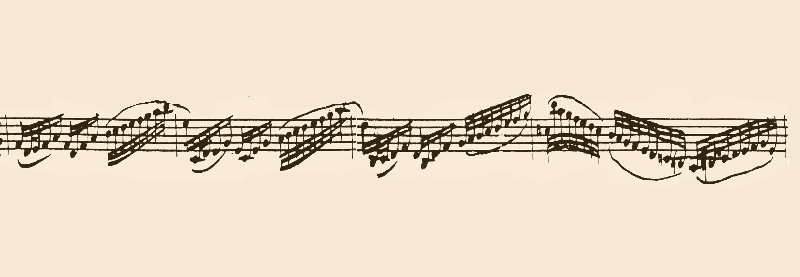 Variación 15 chacona Bach original