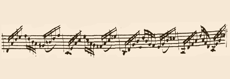 Variación 15 chacona Bach original