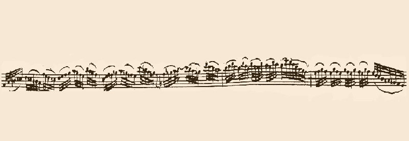 Variación 15 chacona Bach original
