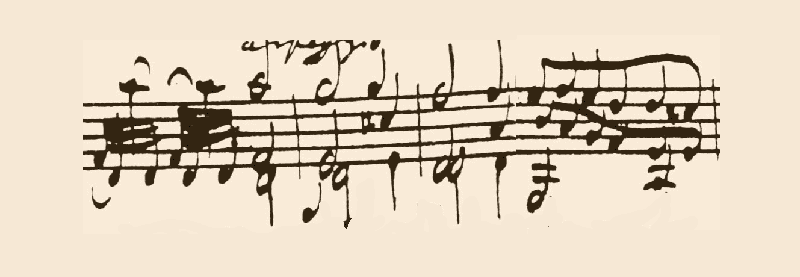 Variación 15 chacona Bach original