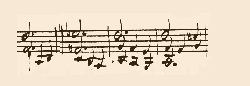 Variación 15 chacona Bach original