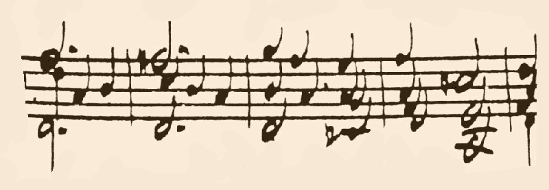Variación 15 chacona Bach original