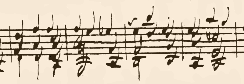 Variación 15 chacona Bach original
