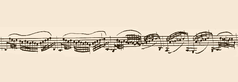 Variación 15 chacona Bach original