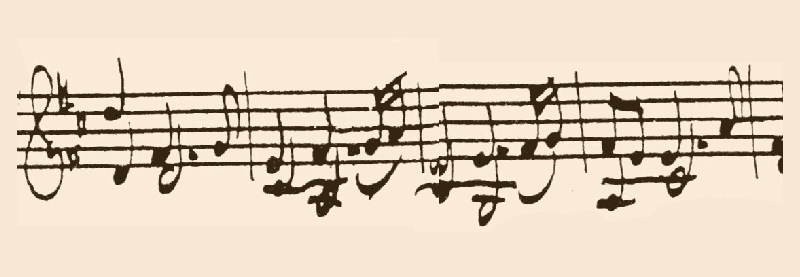 Variación 15 chacona Bach original