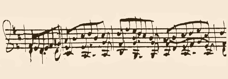 Variación 15 chacona Bach original