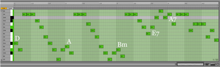 Variación 15 chacona Bach Ableton Live