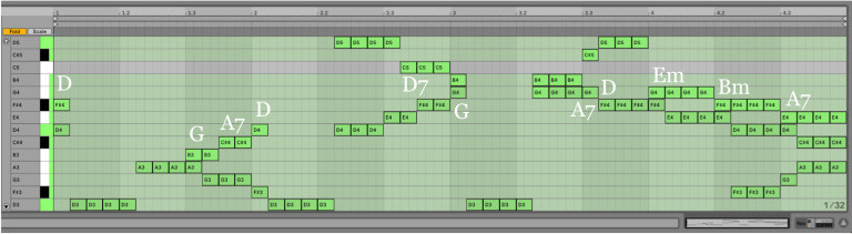 Variación 15 chacona Bach Ableton Live