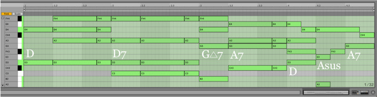 Variación 15 chacona Bach Ableton Live