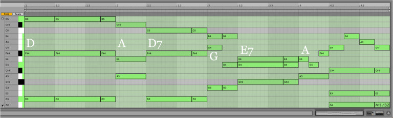 Variación 15 chacona Bach Ableton Live