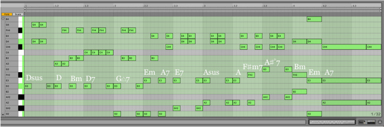 Variación 15 chacona Bach Ableton Live