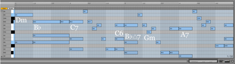 Variación 15 chacona Bach Ableton Live