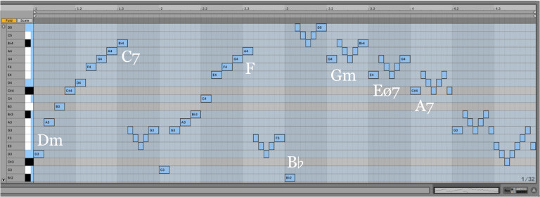 Variación 15 chacona Bach Ableton Live