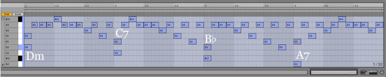 Variación 15 chacona Bach Ableton Live