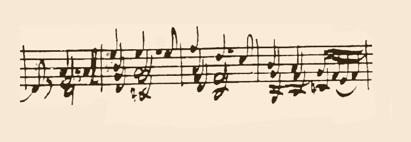 Variación 15 chacona Bach original