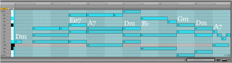 Variación 15 chacona Bach Ableton Live