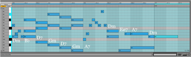 Variación 15 chacona Bach Ableton Live
