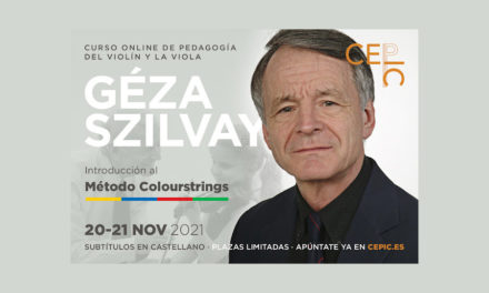 Taller para profesores: introducción al Método Colourstrings, por Géza Szilvay