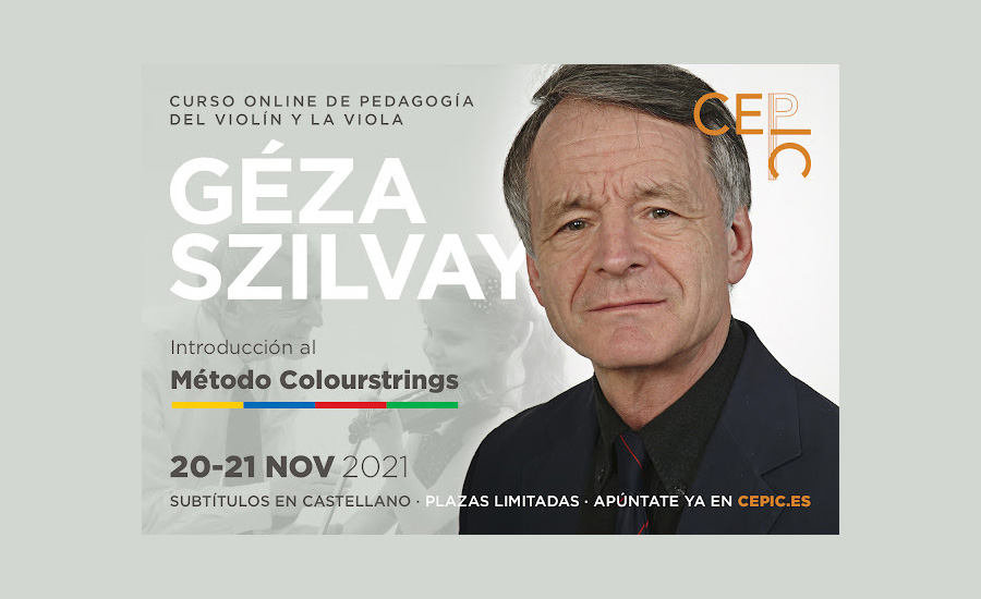 Taller para profesores: introducción al Método Colourstrings, por Géza Szilvay