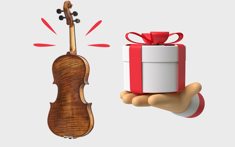 Algunas ideas para hacerle un regalo a nuestro violín