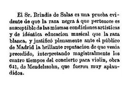 critica a brindis de salas La Crónica de la Música, Madrid, 24 de abril de 1879