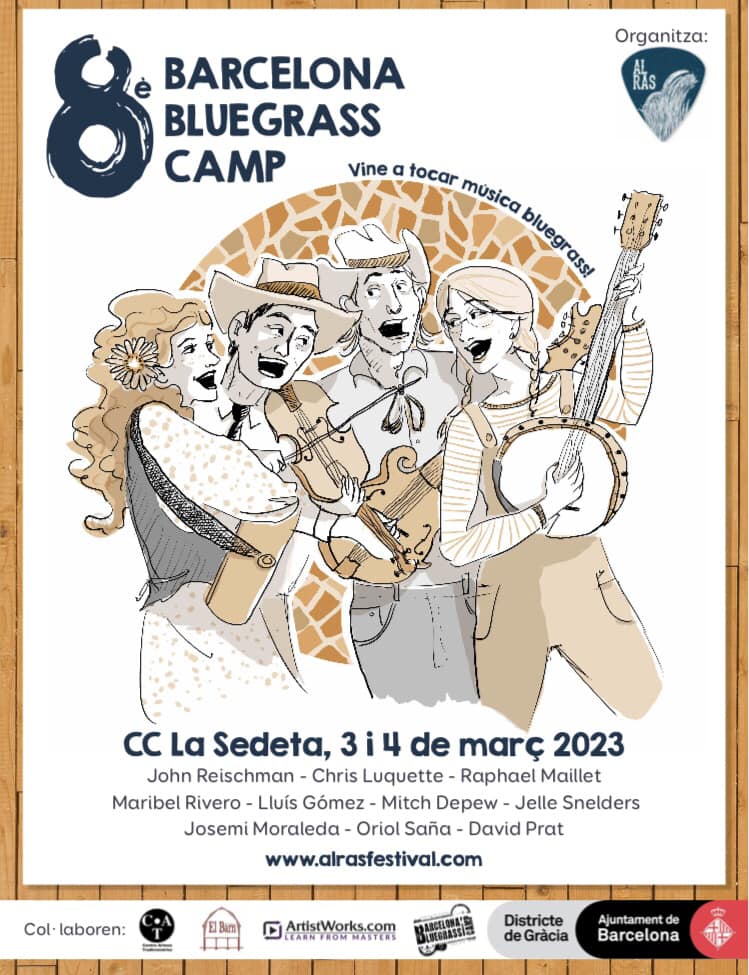 Barcelona Bluegrass Camp 2023 Cartel Barcelona Bluegrass Camp 2023