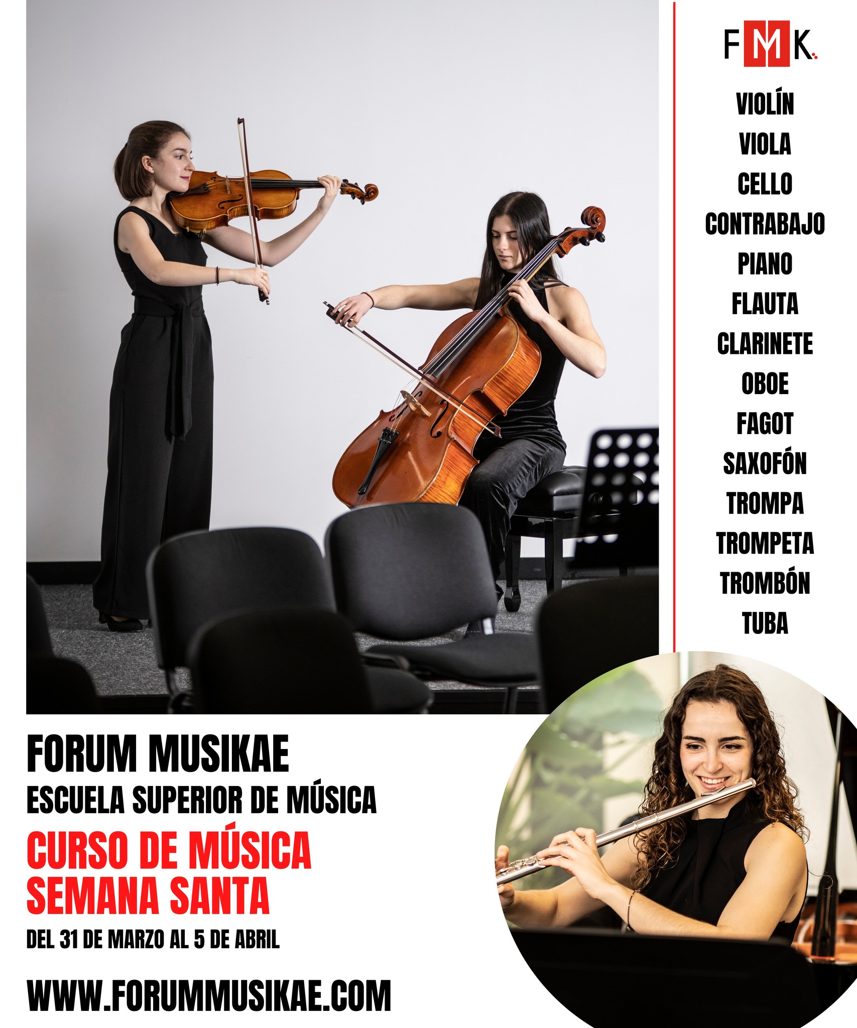 curso semana santa 2023 forum musikae