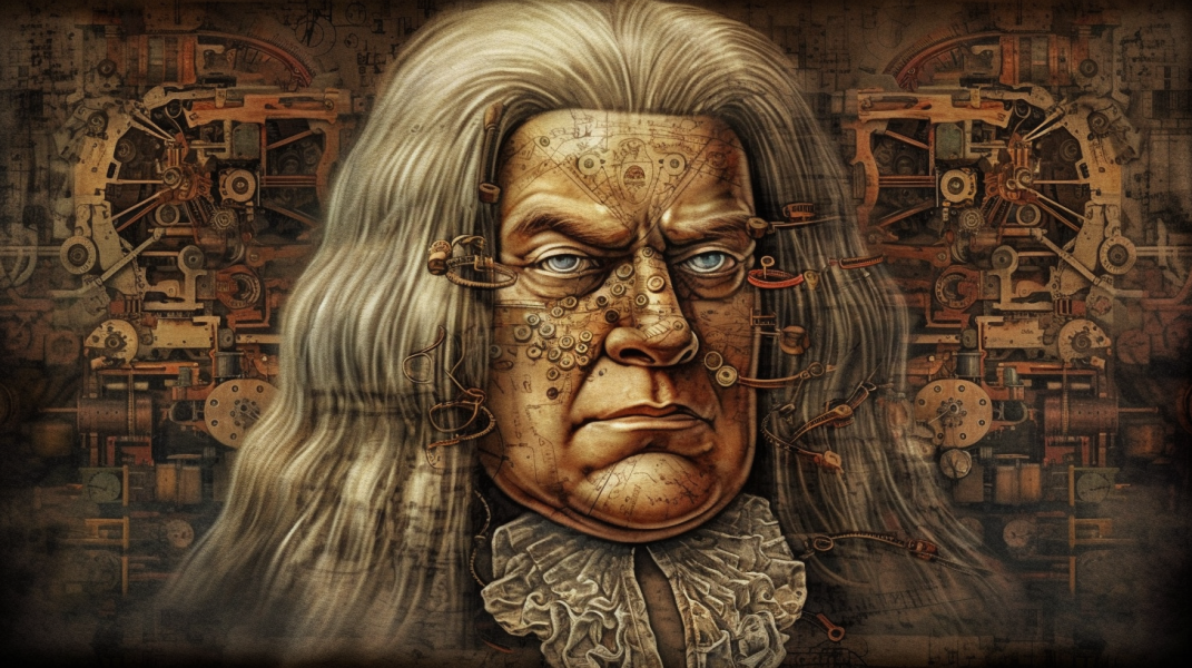 Bach Steampunk con Midjourney
