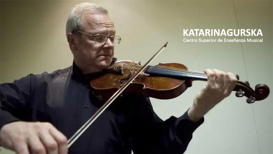 Masterclass de violín en el Katarina Gurska, por Yuri Nasushkin