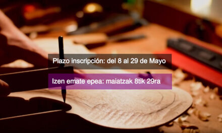 Abierto el plazo de inscripción en la Escuela de Luthería BELE para el curso 2024-25