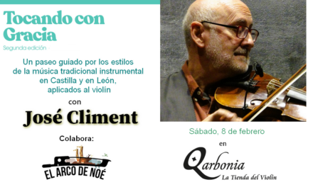 Segunda edición de «Tocar con Gracia», taller con José Climent en Qarbonia